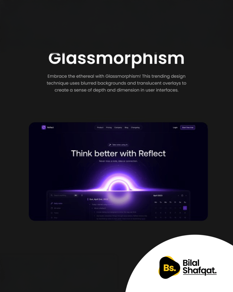 Glassmorphism The Art of Transparency and Depth bilal shafqat