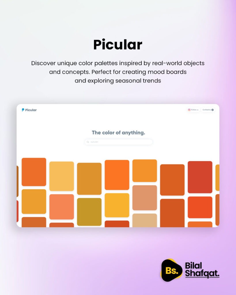 Picular Your Color Inspiration Search Engine