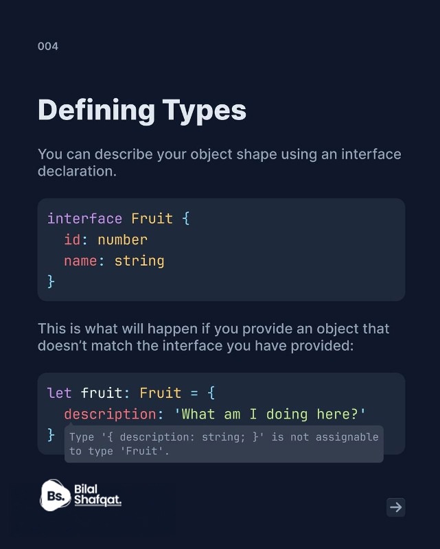 TypeScript Guide for JavaScript Programmer what is typescript defining types bilal shafqat