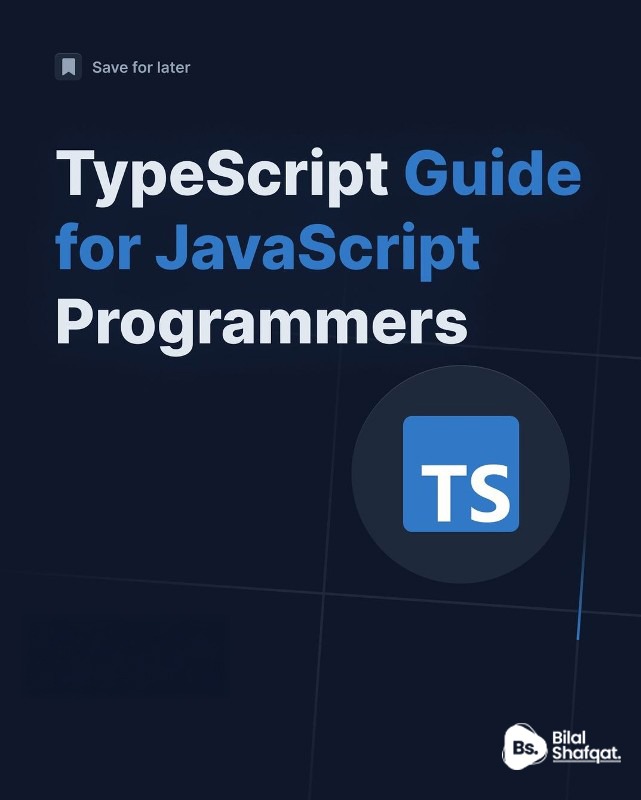 TypeScript Guide for JavaScript Programmers bilal shafqat