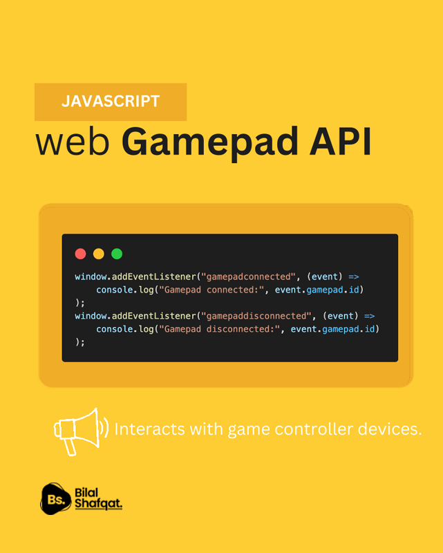 Web Gamepad API