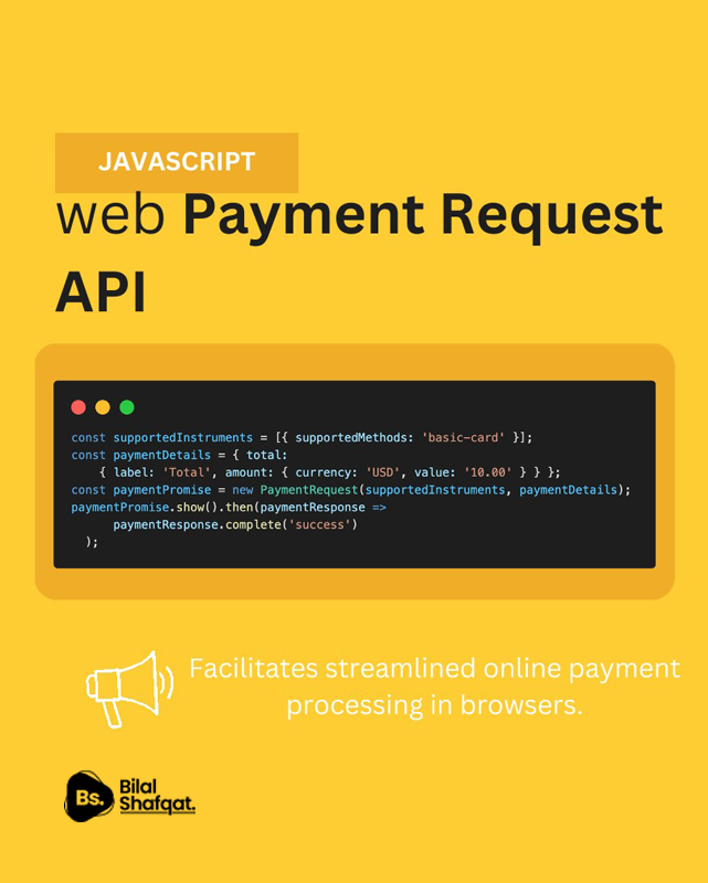 Web Payment Request API