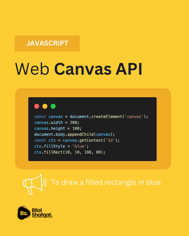 web canvas api bilal shafqat