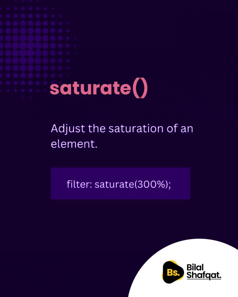 saturate() the ultimate css cheat sheet bilalshafqat