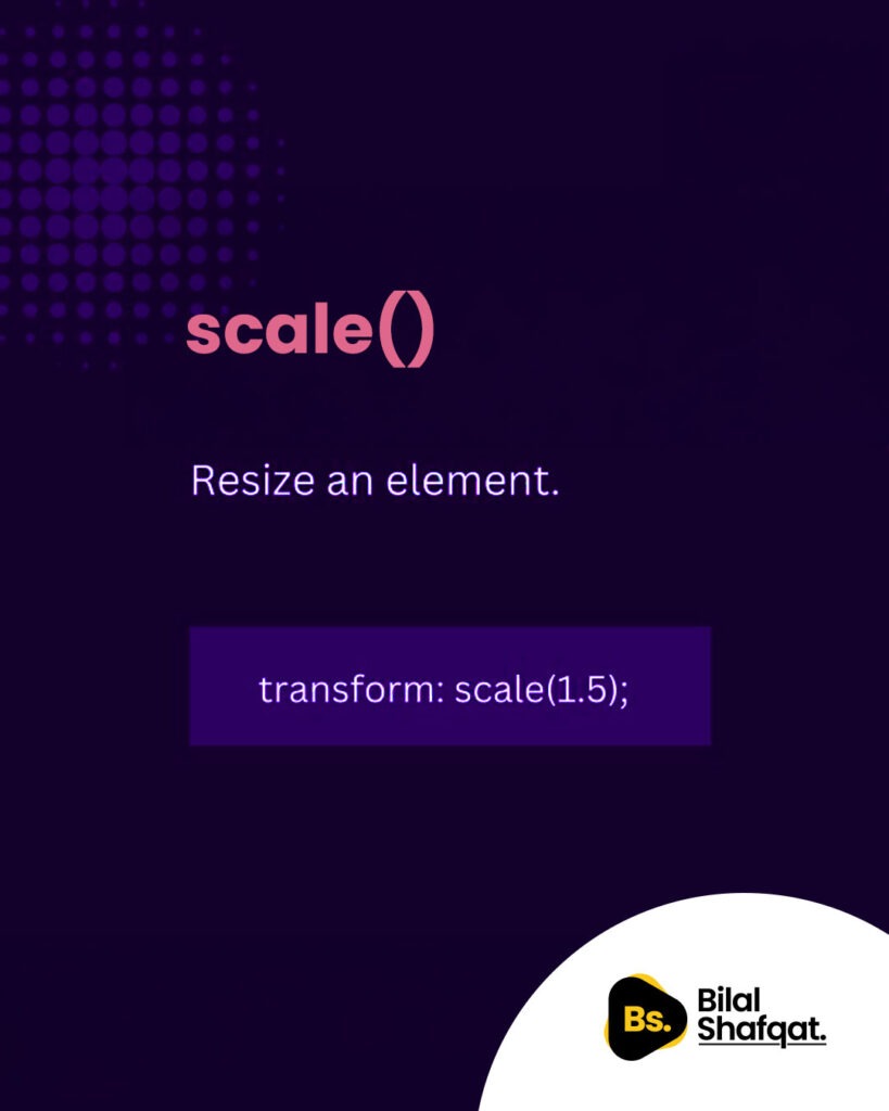 scale() the ultimate css cheat sheet bilalshafqat