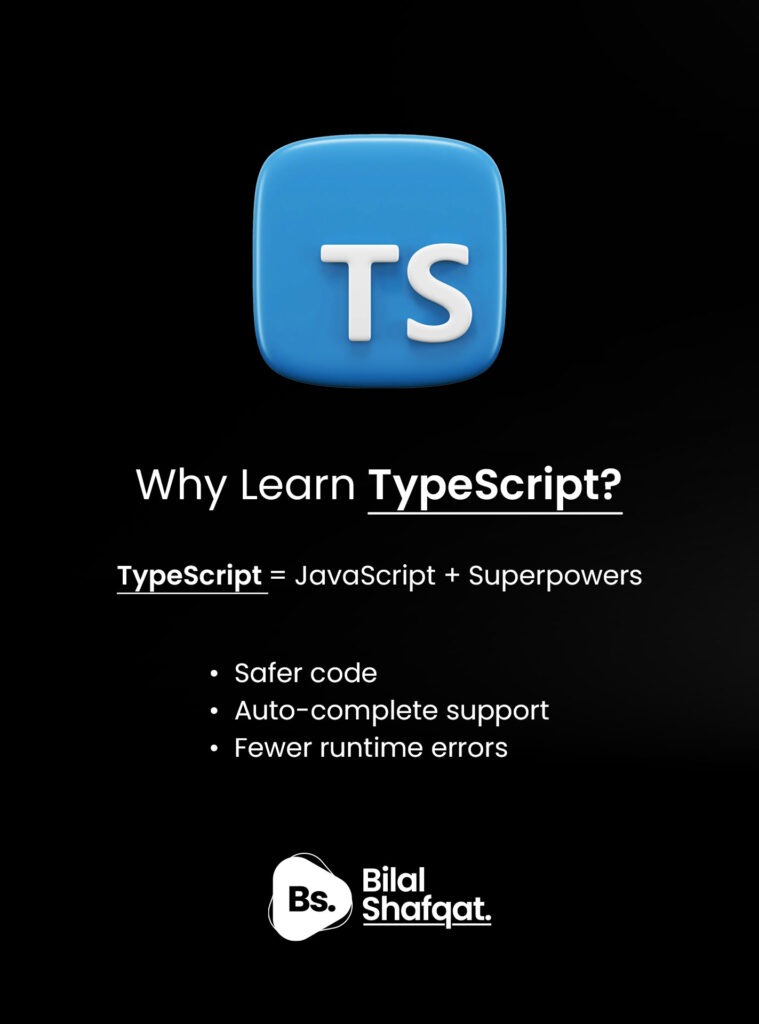 Why JavaScript Developers Should Learn TypeScript bilal shafqat